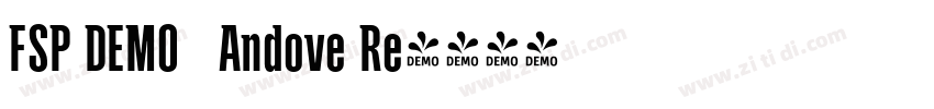 FSP DEMO   Andove Re字体转换